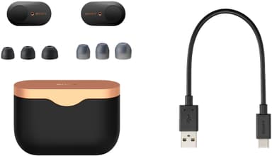 Sony trådlösa in ear-hörlurar WF-1000XM3 (svarta)