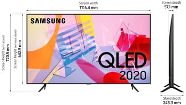 Samsung 50" Q60T 4K UHD QLED Smart-TV QE50Q60TAU