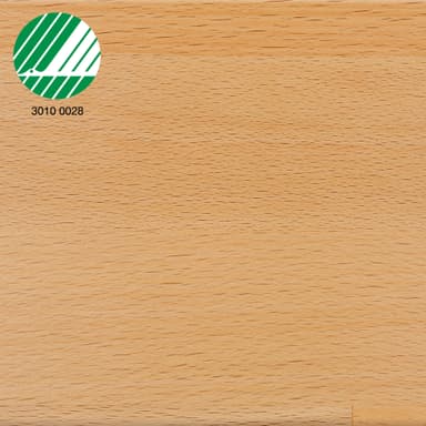 Epoq Bänkskiva: Massiv bok (246 cm)
