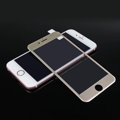 Heltäckande 3D Härdat Glas till iPhone 6/6S - Guld - Guld
