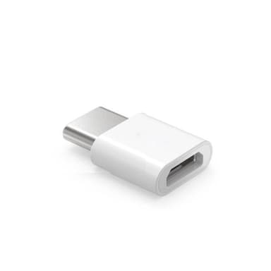 USB-C till Micro-USB adapter - vit