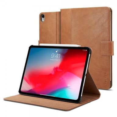 Spigen iPad Pro 12.9 2018 Fodral Stand Folio Brun