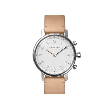 Kronaby Hybrid Smartklocka North 38mm stål vit urtavla
