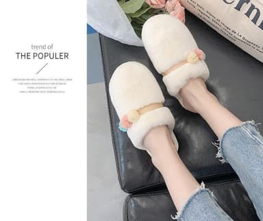 Mjuka tofflor Vit (40-41)
