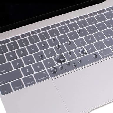 Tangentbordsskydd för MacBook Pro 13""/Retina 12"" silikon Transparent