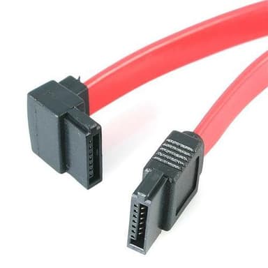 StarTech.com SATA12LA1, 0,3048 m, Hane/Hane, Röd, 10 g, 128 mm, 0,7 mm
