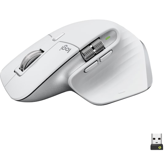 Logitech MX Master 3S trådlös mus (ljusgrå)