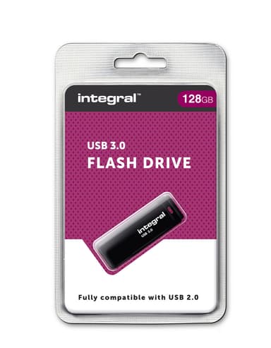 Integral Hi speed 128GB USB 3.0 Black.