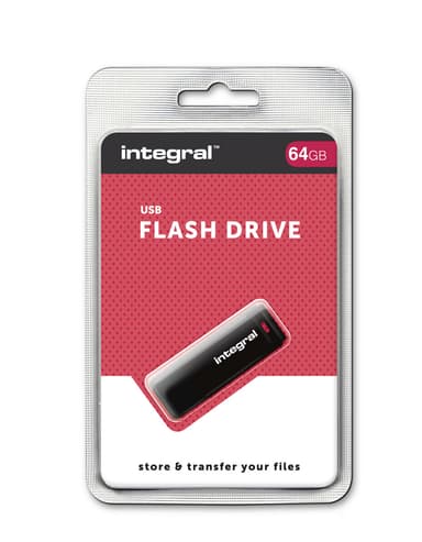 Integral 64GB USB 2.0 Black.