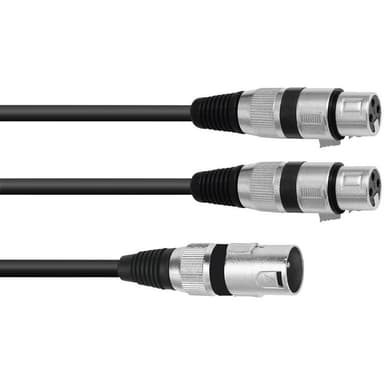 Omnitronic 30225210 XLR Adapterkabel [1x XLR-kontakt
