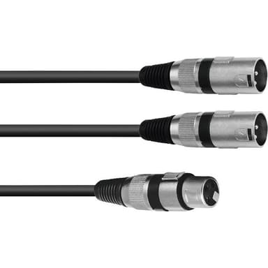 Omnitronic 30225203 XLR Adapterkabel [1x XLR-kontakt