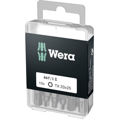 Wera 867/1 Z DIY SiS Torx-Bit T 20 Verktygsstål
