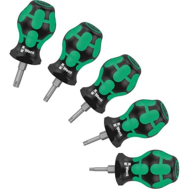 Verkstad Skruvmejsel set 5 delar Wera Stubby Set TX 1