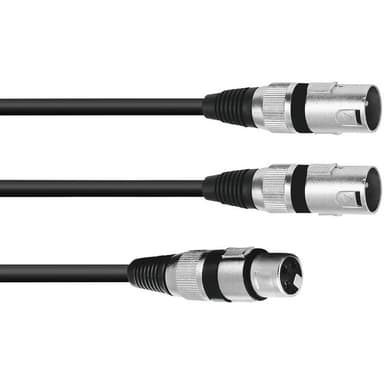 Omnitronic 30225206 XLR Adapterkabel [1x XLR-kontakt