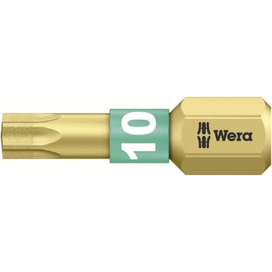 Wera 867/1 BDC TX10X25 Torx-Bit T 10 Verktygsstål