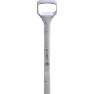 Flasköppnare U-nyckel 17 mm TOOLCRAFT TO-6542472