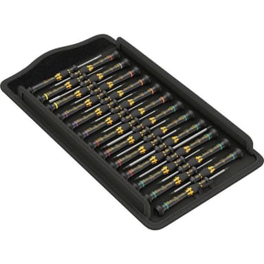 ESD Skruvmejsel set 25 delar Wera Kraftform ESD Micro