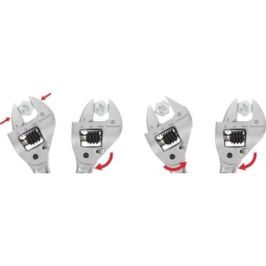Skiftnyckel med spärrskaftsfunktion 0 - 26 mm TOOLCRAFT