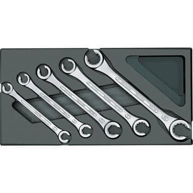 Dubbelskruvnyckelsats 5 delar Gedore 1500 ES-400