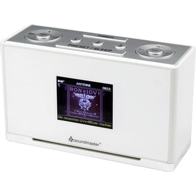 soundmaster UR240WE Bordsradio DAB+, FM AUX Vit