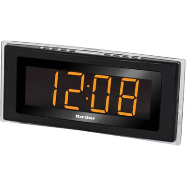 Karcher UR 1080 Klockradio FM Stämningsbelysning Svart