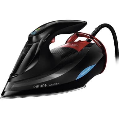 Philips GC5037/80 Azur Elite Ångstrykjärn Svart, Röd