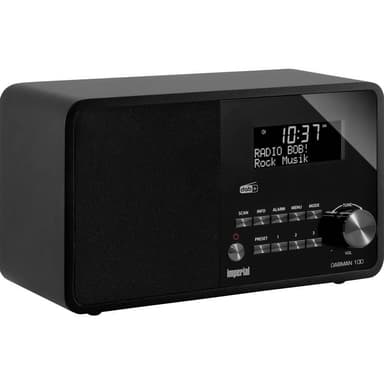 Imperial Dabman 100 Bordsradio DAB+, FM AUX Svart