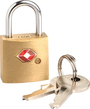 Travel Blue Security TSA-godkänt lås (guld)