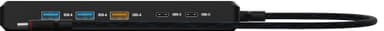Unisynk 12-portars 8K 100W USB-C hubb (svart)