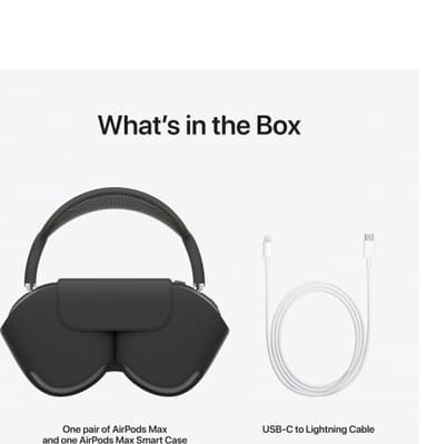 Apple AirPods Max trådlösa around ear-hörlurar (space grey)