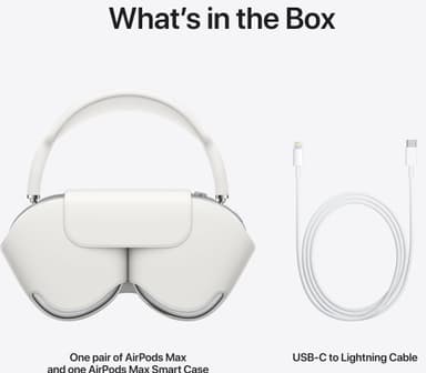 Apple AirPods Max trådlösa around ear-hörlurar (silver)