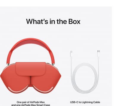 Apple AirPods Max trådlösa around ear-hörlurar (pink)