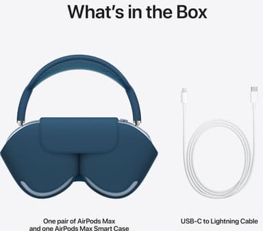 Apple AirPods Max trådlösa around ear-hörlurar (sky blue)
