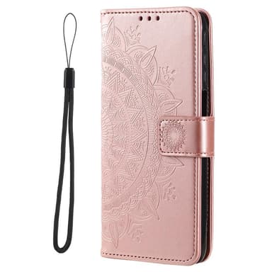 SKALO Xiaomi Redmi Note 11 Pro Mandala Plånboksfodral - Roséguld