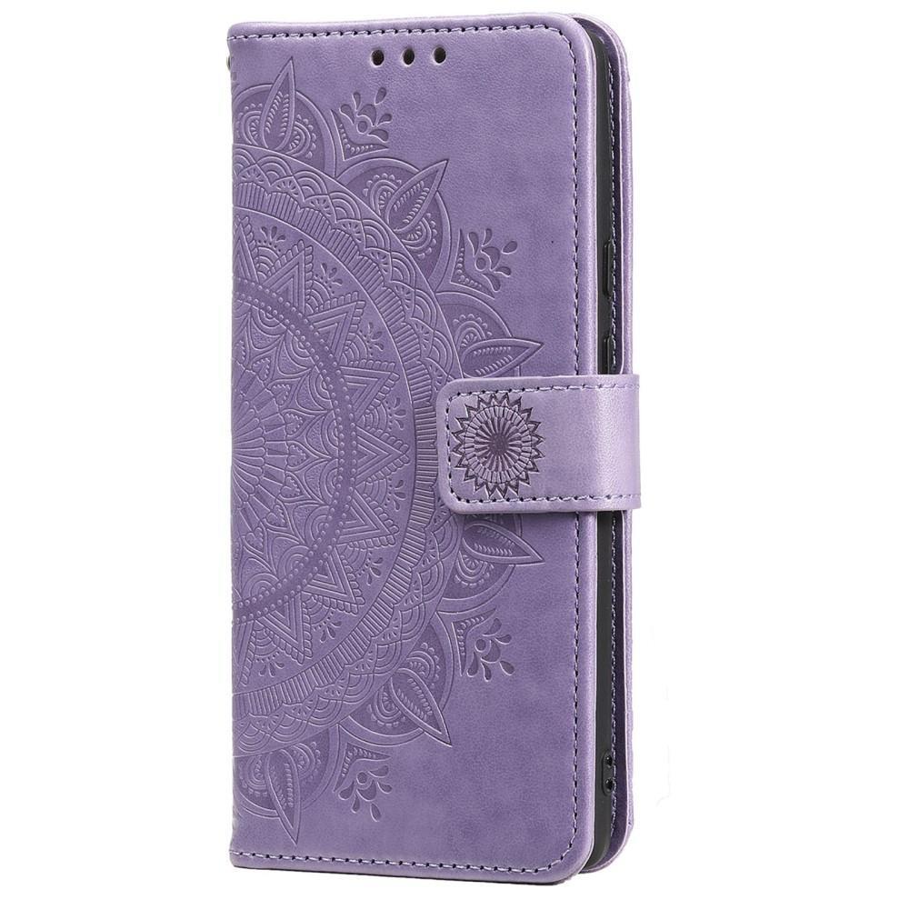 SKALO Samsung A13 5G Mandala Plånboksfodral - Lila