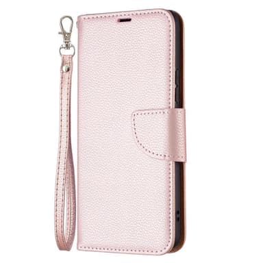 SKALO Samsung A53 5G Premium Litchi Plånbok - Roséguld