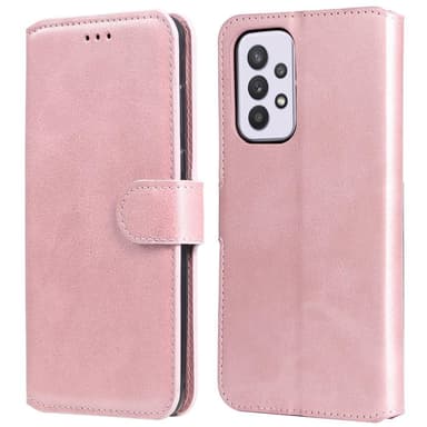 SKALO Samsung A33 5G Klassiskt Plånboksfodral - Roséguld
