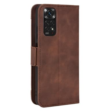 SKALO Xiaomi Redmi Note 11 6-FACK Plånboksfodral - Brun