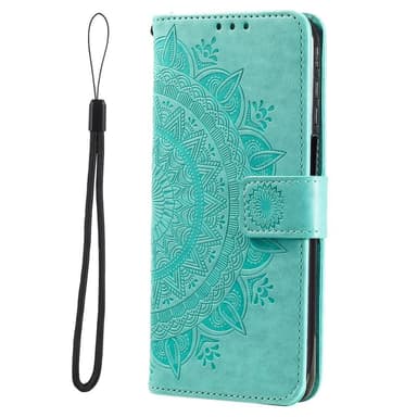 SKALO Xiaomi Redmi Note 11 Pro Mandala Plånboksfodral - Turkos