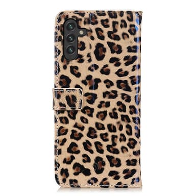 SKALO Samsung A13 5G Leopard mönstrad Plånboksfodral i PU Läder