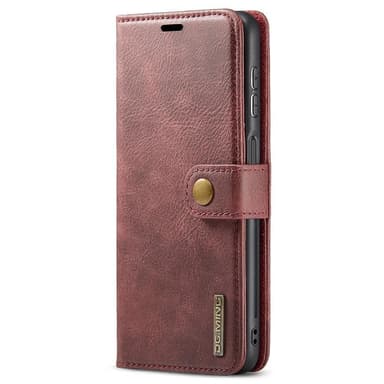 DG MING Samsung A13 5G 2-i-1 Magnet Plånboksfodral - Röd