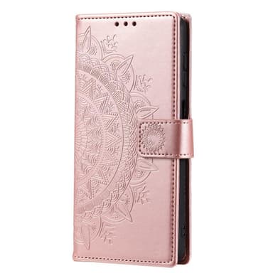 SKALO Samsung A13 5G Mandala Plånboksfodral - Roséguld
