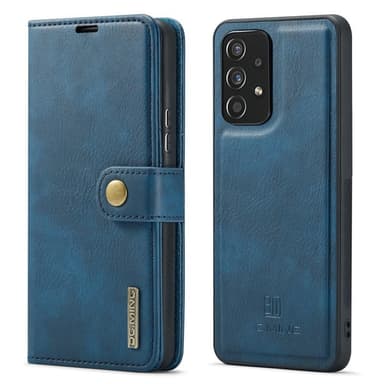 DG MING Samsung A53 5G 2-i-1 Magnet Plånboksfodral - Blå