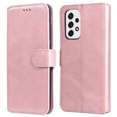 SKALO Samsung A53 5G Klassiskt Plånboksfodral - Rosa