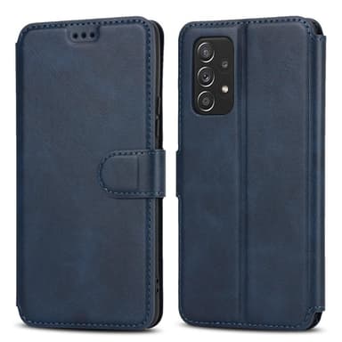 SKALO Samsung A53 5G Premium Cut Plånboksfodral - Blå