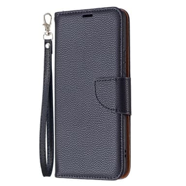 SKALO Samsung A53 5G Premium Litchi Plånbok - Svart