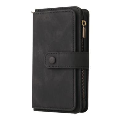 SKALO Samsung A53 5G Big Wallet 17-FACK Plånboksfodral - Svart