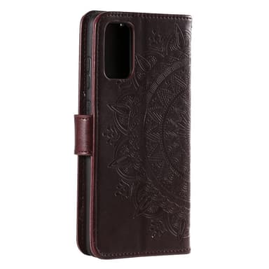 SKALO Samsung A33 5G Mandala Plånboksfodral - Brun