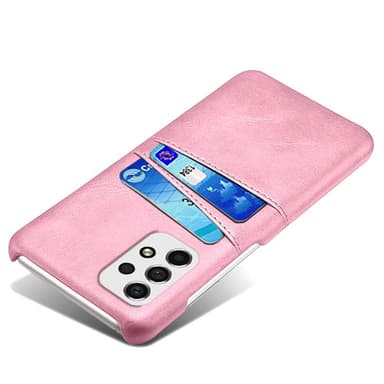 SKALO Samsung A53 5G PU-Läder Korthållare Skal - Rosa