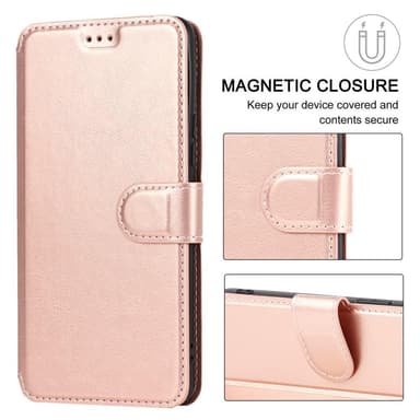 SKALO Samsung A53 5G Premium Cut Plånboksfodral - Roséguld